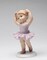 Ceramic Hands Up Ballet Girl Figurine, Home Décor, Gift for Her, Gift for Daughter, Gift for Ballerina Dancer
